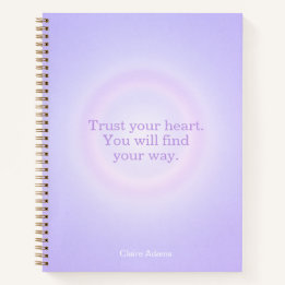 Caderno de Mensagens Aura Roxa