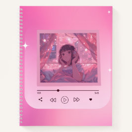 Caderno de música de Anime Lo-fi Girl