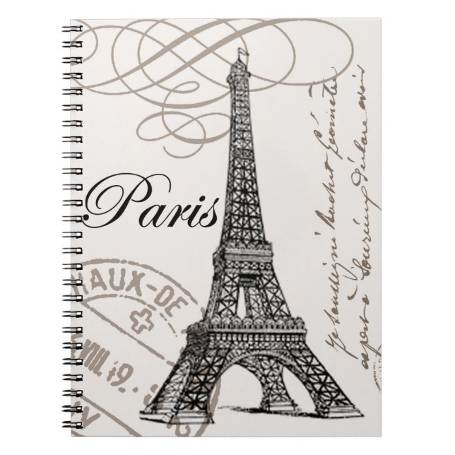 Caderno de Paris do vintage… (Frente)