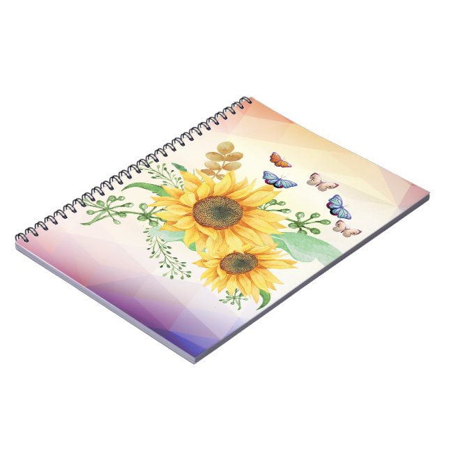 caderno de primavera de girassol (Left Side)