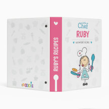 Caderno de Receitas Personalizado do Little Chef p
