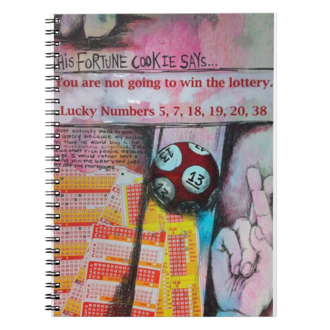 Caderno de vencimento da lotaria (Frente)