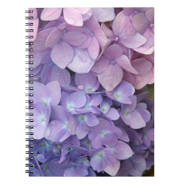 Caderno direito/canhoto do Hydrangea (Frente)