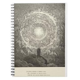 Caderno divino da comédia do vintage