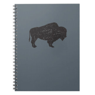 caderno do bisonte do Vintage-estilo