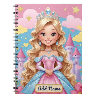 Caderno do Castelo da Princesa – Nome Editável