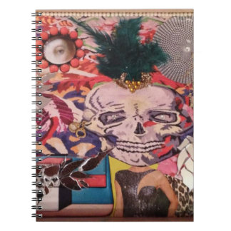 Caderno do design do crânio