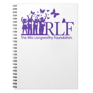 Caderno do logotipo de RLF, 80 páginas