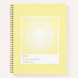 Caderno do Número do Anjo da Aura Amarela