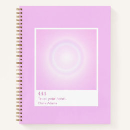 Caderno do Número do Anjo da Aura de Chiclete