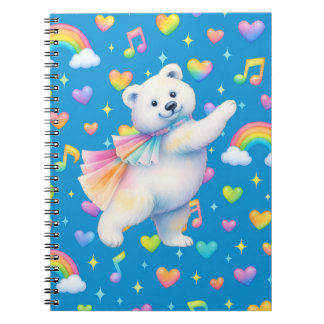 Caderno do Urso Polar Dançante Zarah
