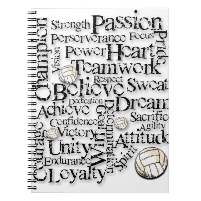 Caderno do voleibol (Frente)