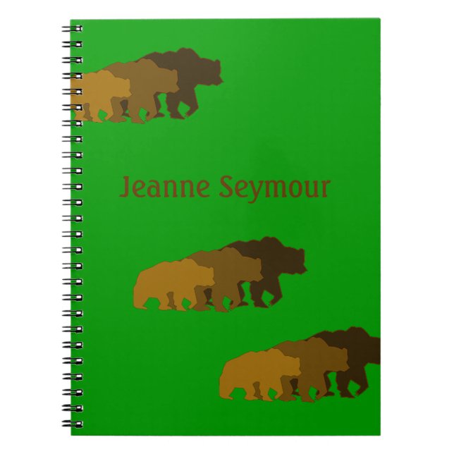 Caderno dos ursos de urso (Frente)
