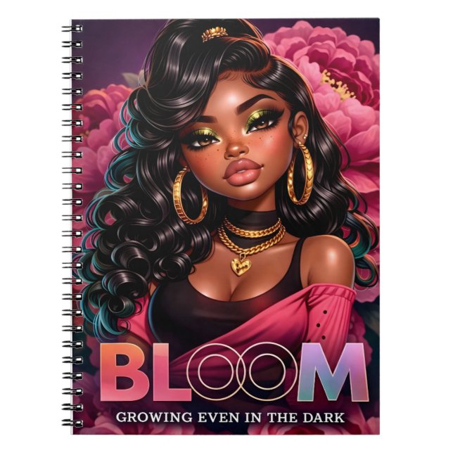 Caderno em Espiral Bloom – Crescendo Mesmo no Escu (Frente)