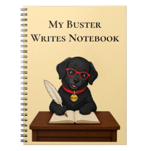 Caderno em espiral Buster Writes para Escritores
