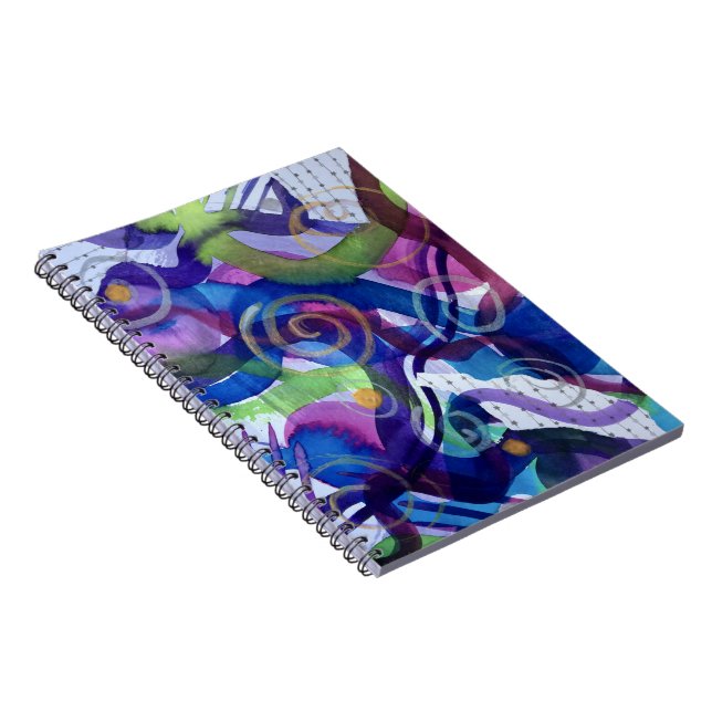 Caderno encadernado em espiral (Lado Direito)
