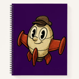 Caderno Escolar Infantil – Desenho Fofo de Volta à