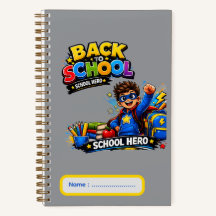 Caderno Escolar Infantil | Herói da Escola