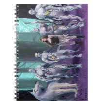 Caderno escolhido da família