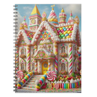 CADERNO ESPIRAL おかしなお菓子のお家ノート