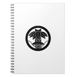 CADERNO ESPIRAL 丸に変わり切り竹笹に笠