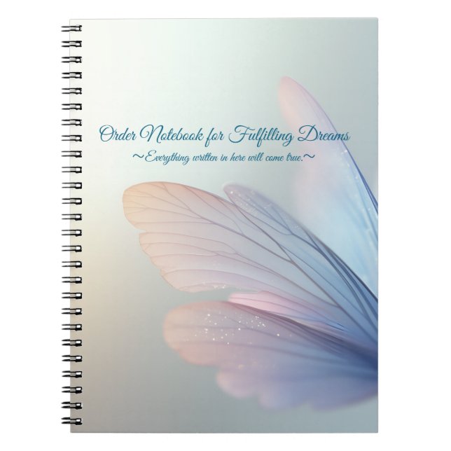 CADERNO ESPIRAL 夢を叶える (Frente)