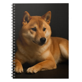 Caderno Espiral 柴犬ポートレート Shiba Inu Art Spiral Photo