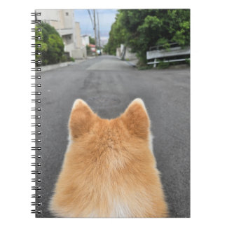 CADERNO ESPIRAL 秋田犬