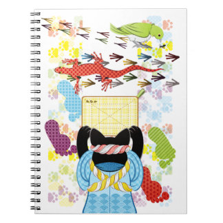 CADERNO ESPIRAL 雑 巾 が 跡 け と 足 リ (メ )