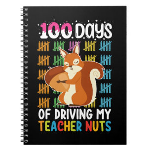 Caderno Espiral 100 Dias De Condução De Loucos De Professores