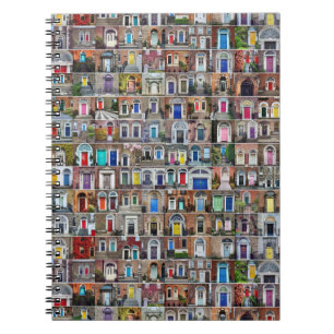 Caderno Espiral 100 portas do notebook de Dublin