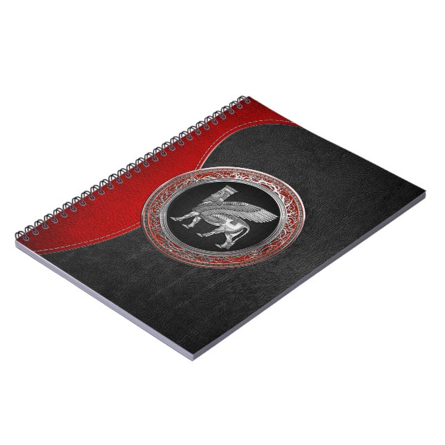 Caderno Espiral [100] Touro Assírio - Silver Lamaçu (Left Side)