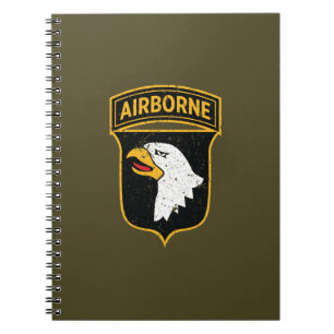 Caderno Espiral 1010Grunge da Divisão de Aeronaves "Eagles Gritant