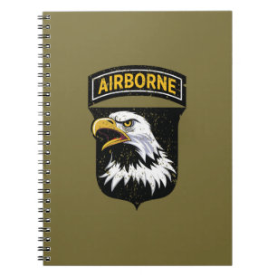 Caderno Espiral 1010Grunge da Divisão de Aeronaves "Eagles Gritant