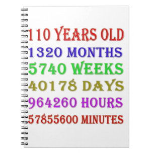 Caderno Espiral 110.º Aniversário — Marcos