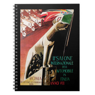 Caderno Espiral 11 Salone International Automobile ~ Roma