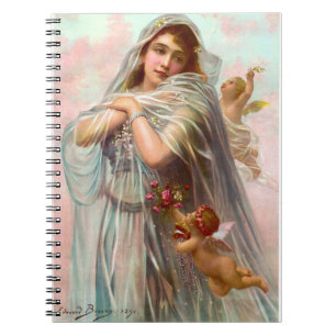 Caderno Espiral 1891 Edouard Bisson The Fiancée