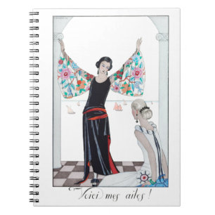Caderno Espiral 1923 "Olha para as minhas asas!" Notebook Barbier