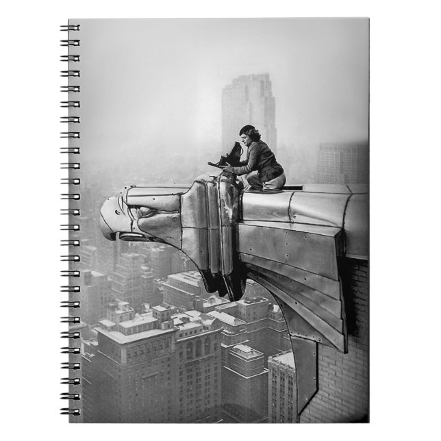 CADERNO ESPIRAL 1935 FOTO DA NOVA IORQUE DE MARGARET BOURKE (Frente)