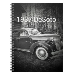 Caderno Espiral 1937 DeSoto B/W1