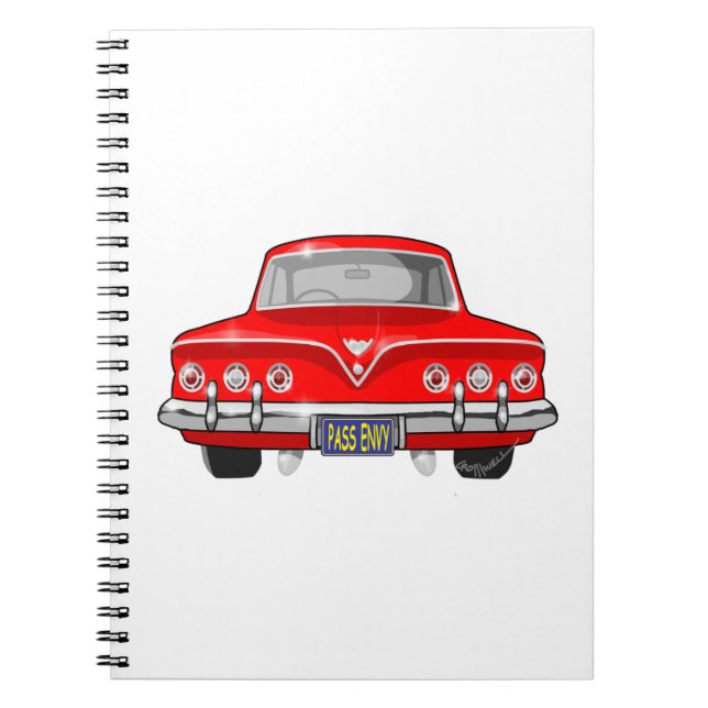 Caderno Espiral 1961 vermelho Chevrolet (Frente)