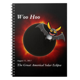 Caderno Espiral 2017 eclipse solar, edição do vampiro