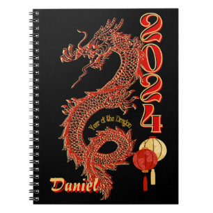 Caderno Espiral 2024 Ano do Livro do Dragão