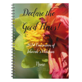 Caderno Espiral 2024 JW Declare the Good News and name
