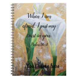 Caderno Espiral 2024 JW year text Psalm 56:3