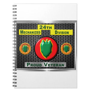 Caderno Espiral 24.ª Divisão de Infantaria Mecanizada