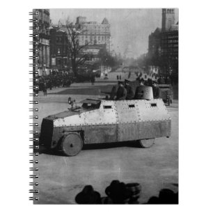 Caderno Espiral 27 de março de 1917:  O esquadrão do veículo