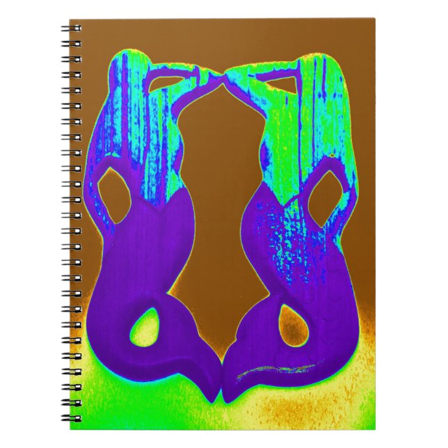 Caderno Espiral 2 sereias roxas (Frente)