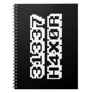 CADERNO ESPIRAL 31337 H4X0R