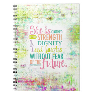 Caderno Espiral 31:25 artístico dos provérbio